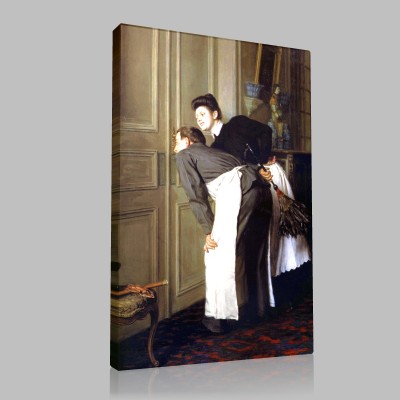 Remy Cogghe-Madame recoit Stampa su Tela Remy Cogghe-Madame recoit Stampa su Tela