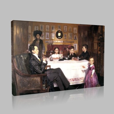Sir William Orpen-Family of Bloomsbury Stampa su Tela Sir William Orpen-Family of Bloomsbury Stampa su Tela