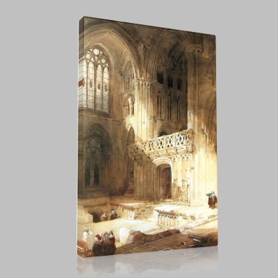 David Roberts- interior of St. Mungo's, Glasgow Canvas David Roberts- interior of St. Mungo's, Glasgow Canvas
