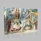 William Blake- Beatrice on Her Car Speaks to Dante  Stampa su Tela 