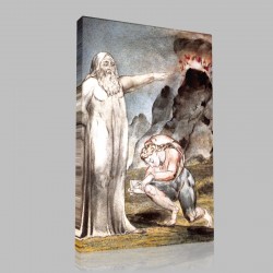 William Blake-Christian Directed by Mr. Wordly-Wiseman  Stampa su Tela 