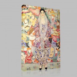Gustav Klimt-Potrait of Friederike Maria Beer Stampa su Tela