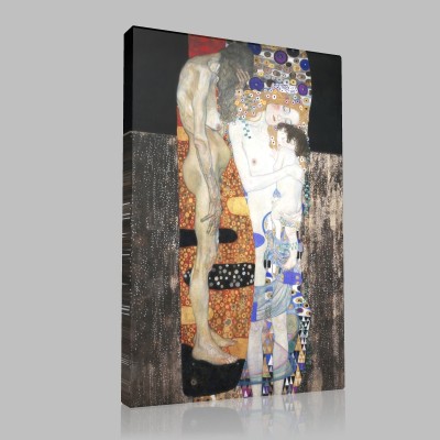 Gustav Klimt-The Three Ages of Woman Canvas