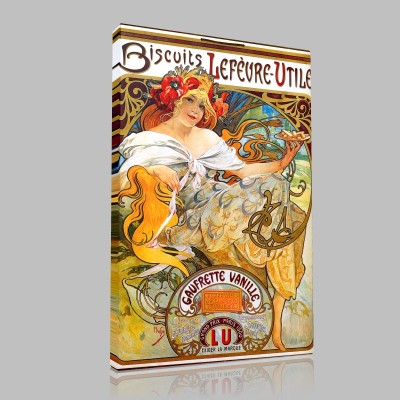 Mucha-Cookies Lefèvre-Utile Canvas Mucha-Cookies Lefèvre-Utile Canvas