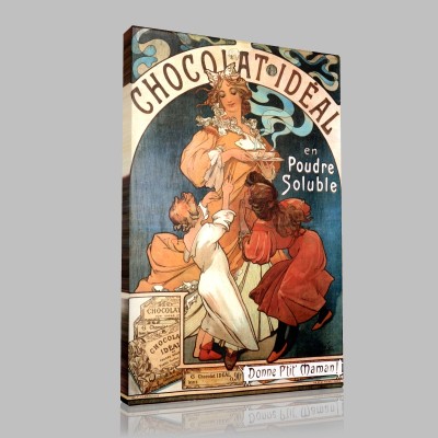 Mucha-Ideal Chocolate Canvas