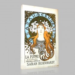 Mucha-Posts for the Review the Feather Stampa su Tela