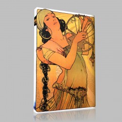 Mucha-Salome Stampa su Tela