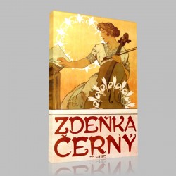 Mucha-Zdenka Cerny Stampa su Tela