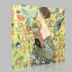 Gustav Klimt-Donna con Ventaglio Canvas