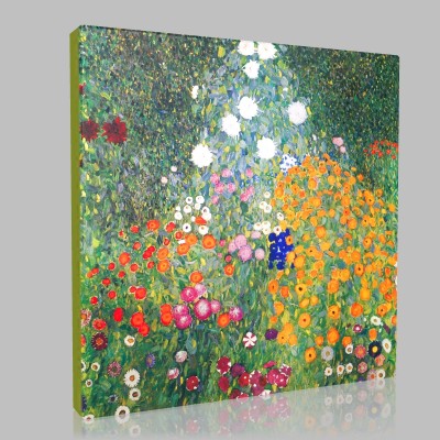 Gustav Klimt-Flowery Garden Canvas