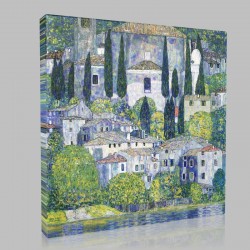 Gustav Klimt-Klimt Stampa su Tela