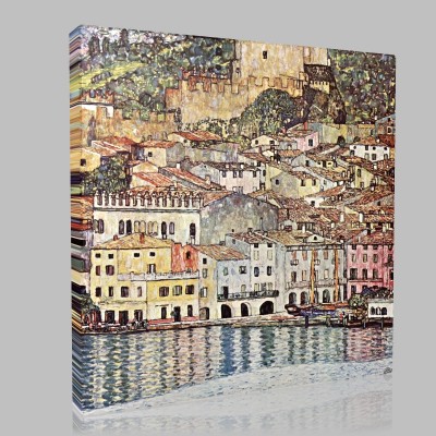 Gustav Klimt-Malcesine sul Lago di Garda Canvas