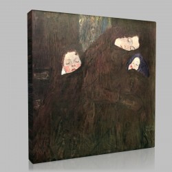 Gustav Klimt-Mother with children Stampa su Tela