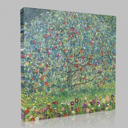 Gustav Klimt-The Apple Tree (2) Stampa su Tela