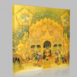 Mucha-12th Night Stampa su Tela