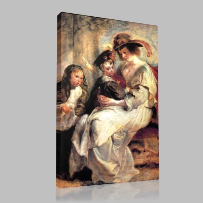 Rubens-Fourment with Clara Johana and Frans Canvas