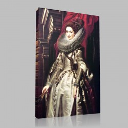 Rubens-Portrait of the Marchioness Brigida Spinola-Doria Stampa su Tela