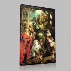 Rubens-Worship of the Magi Stampa su Tela