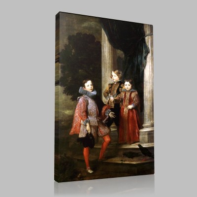 Antoine van Dyck-Les Enfants Baldi Canvas