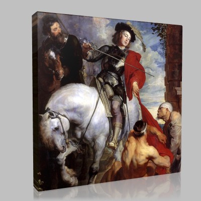 Antoine van Dyck-Saint Martin partageant son manteau Canvas
