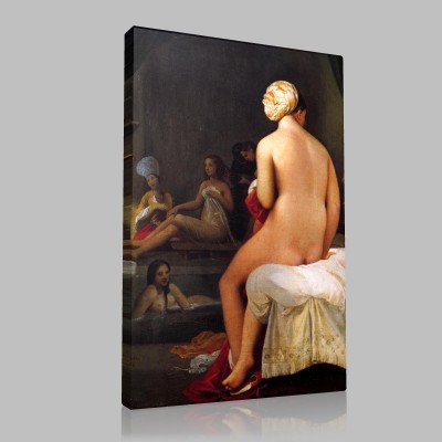 Jean Auguste Dominique Ingres-Harem İçi Canvas