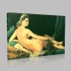 Jean Auguste Dominique Ingres-La Grande Odalisque Stampa su Tela