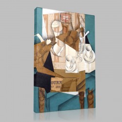 Juan Gris-Breakfast Stampa su Tela