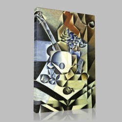 Juan Gris-Still Life with Flowers Stampa su Tela