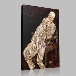 Egon Schiele-Egon Schiele (9) Stampa su Tela