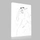 Egon Schiele-La danseuse Moa (2) Canvas