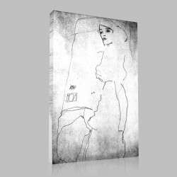 Egon Schiele-La danseuse Moa Stampa su Tela