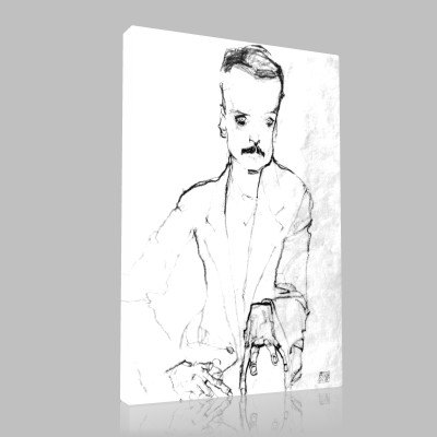 Egon Schiele-Portrait d'Edouard Kosmack Canvas