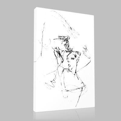 Egon Schiele-Sans Titre Canvas