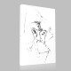 Egon Schiele-Sans Titre Canvas