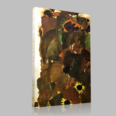 Egon Schiele-Tournesols Canvas