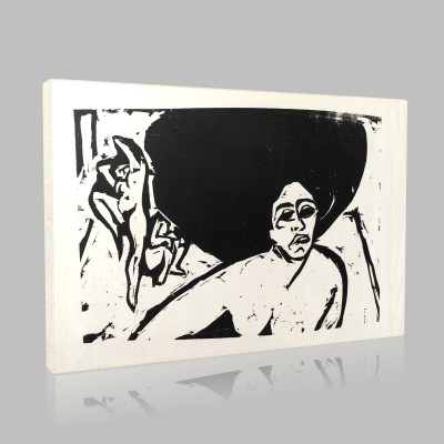 Ernst Ludwig Kirchner-Nude Dancers Canvas
