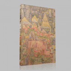 Paul Klee-Castle Garden Stampa su Tela