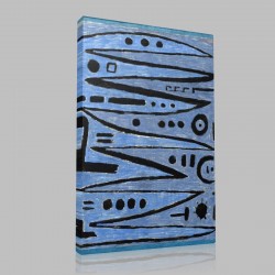 Paul Klee-Heroic Strokes of the Box Stampa su Tela