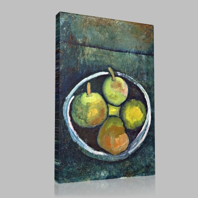 Paul Klee-Still Life with Four Apples Canvas