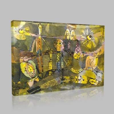 Paul Klee-The End of the Last Act of a Drama Stampa su Tela