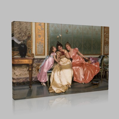 Vittorio Reggianini-A Suprise Stampa su Tela