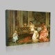 Vittorio Reggianini-The Birthday Stampa su Tela