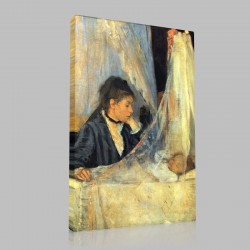 Berthe Morisot-Le Berceau Stampa su Tela