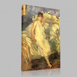 Berthe Morisot-Le Lever Stampa su Tela