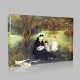 Berthe Morisot-Lilacs With Maurecourt Canvas Berthe Morisot-Lilacs With Maurecourt Canvas