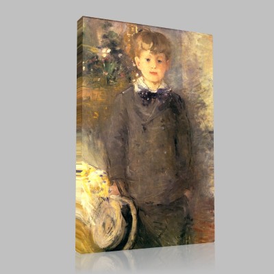 Berthe Morisot-Little boy in gray Canvas