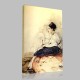 Berthe Morisot-On  the Sofa Canvas