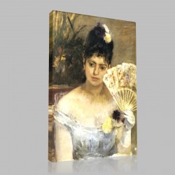 Berthe Morisot-With the ball Stampa su Tela