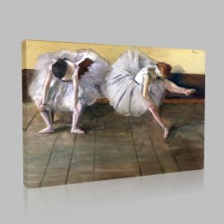 Edgar Degas-Ballet Dancers (3) Stampa su Tela