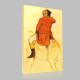 Edgar Degas-Cavalier en Habit rouge Canvas